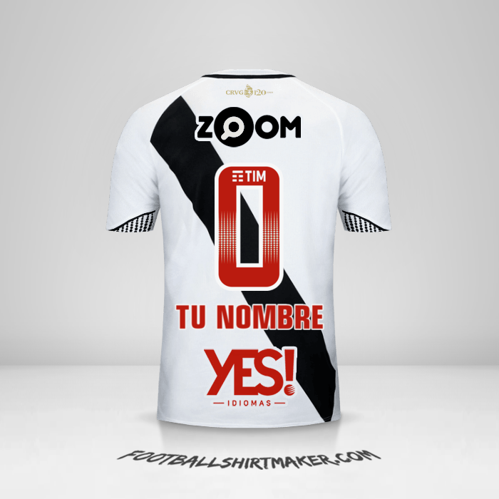 Camiseta Vasco da Gama 2018 II -  tu nombre - 0