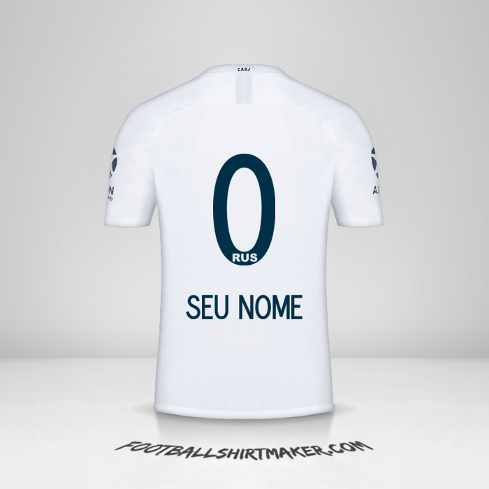 Camisa Boca Juniors 2018/19 II -  seu nome - 0