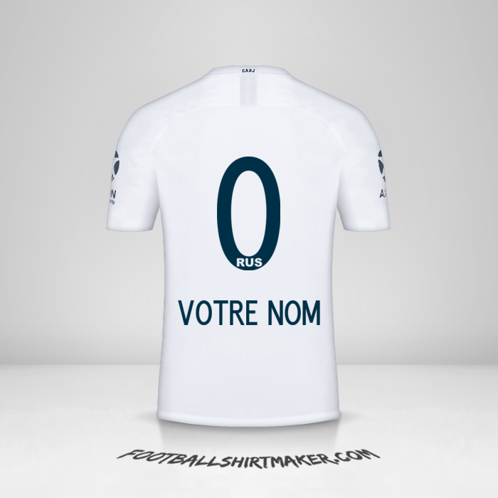 Maillot Boca Juniors 2018/19 II -  votre nom - 0