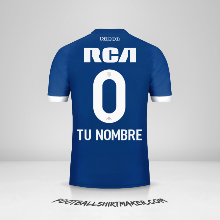 Camiseta Racing Club 2018 II -  tu nombre - 0