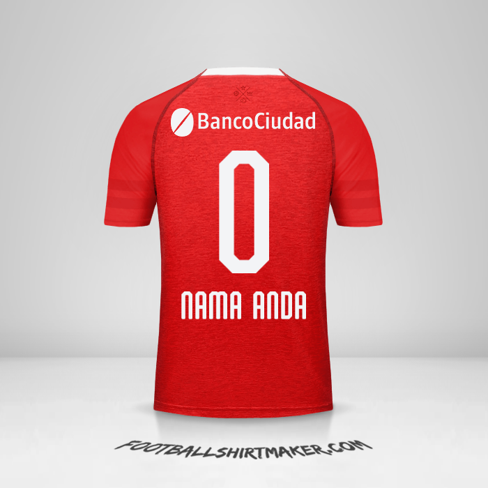 Jersey Independiente 2018/19 -  nama anda - 0