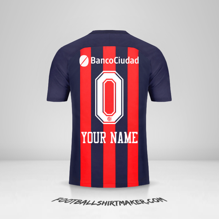 Jersey San Lorenzo 2018 -  your name - 0