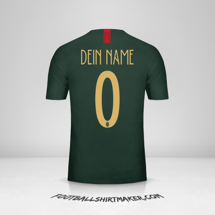 Trikot As Monaco Cup 2018/19 II -  dein name - 0