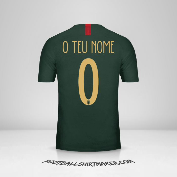 Camisola As Monaco Cup 2018/19 II -  o teu nome - 0