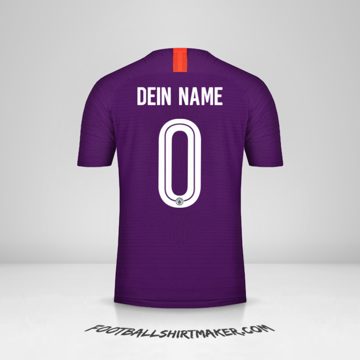 Trikot Manchester City Cup 2018/19 III -  dein name - 0