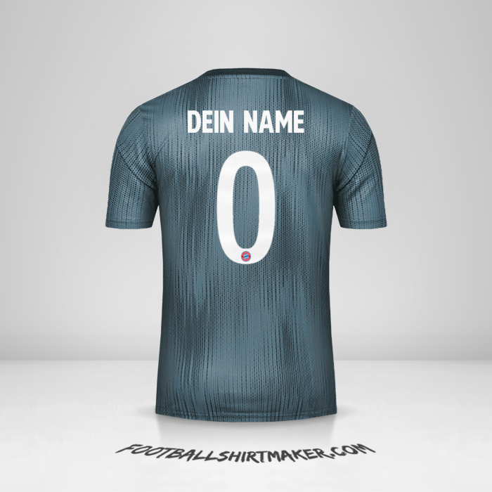 Trikot FC Bayern Munchen Cup 2018/19 III -  dein name - 0