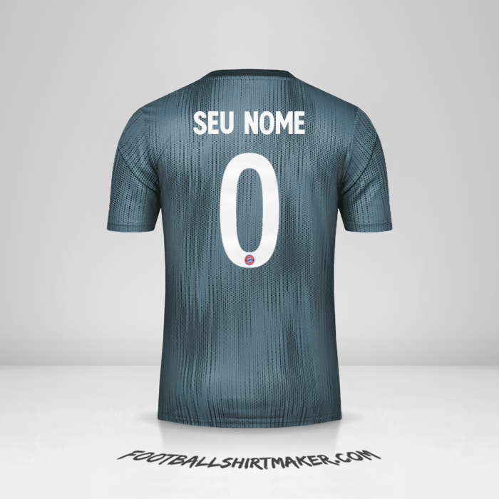 Camisa FC Bayern Munchen Cup 2018/19 III -  seu nome - 0