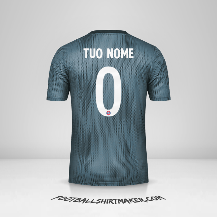 Maglia FC Bayern Munchen Cup 2018/19 III -  tuo nome - 0