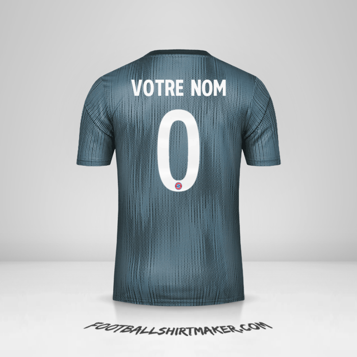 Maillot FC Bayern Munchen Cup 2018/19 III -  votre nom - 0
