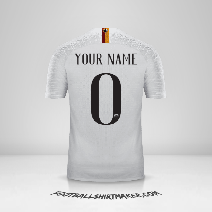 Shirt AS Roma 2018/19 II -  your name - 0
