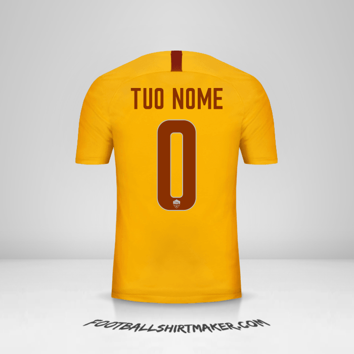 Maglia AS Roma 2018/19 III -  tuo nome - 0