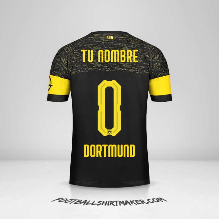 Camiseta Borussia Dortmund 2018/19 II -  tu nombre - 0