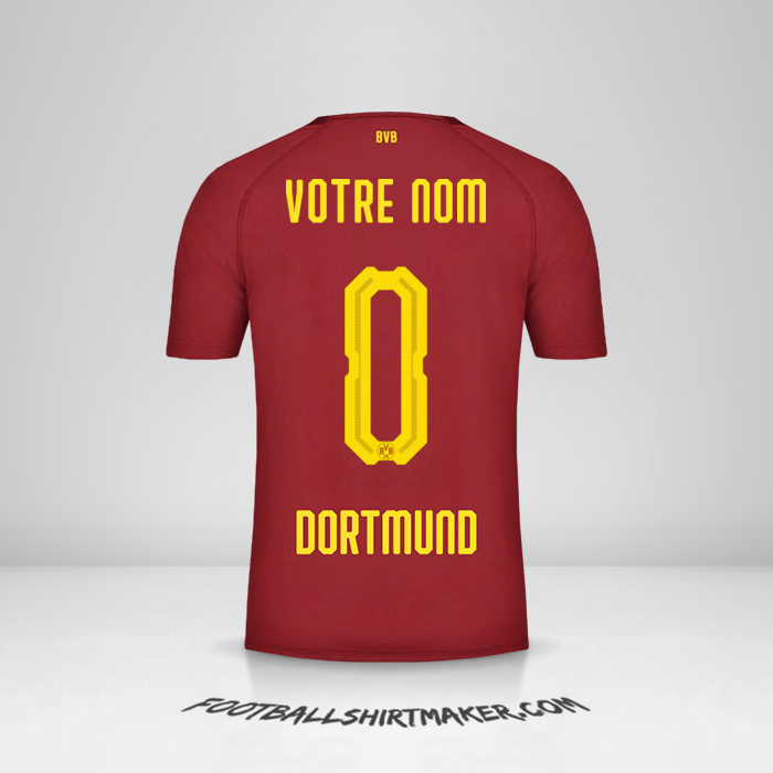 Maillot Borussia Dortmund 2018/19 III -  votre nom - 0