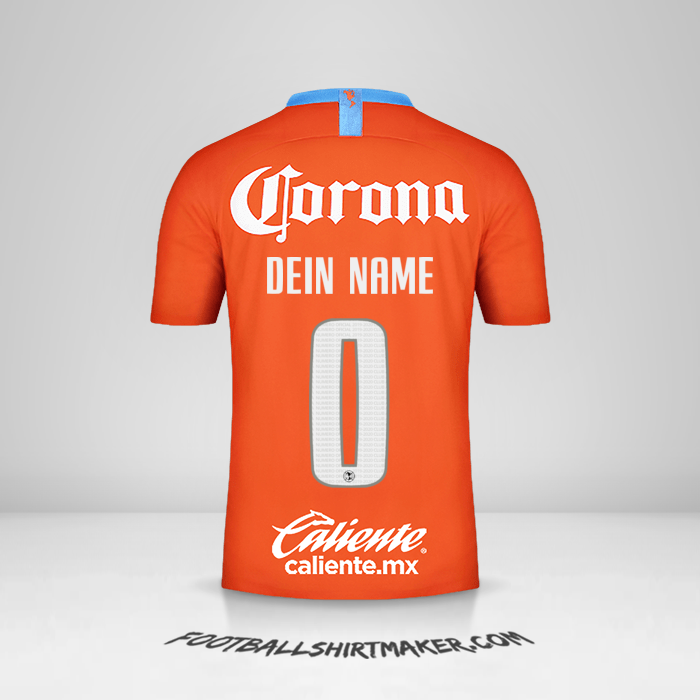 Trikot Club America 2018/19 III -  dein name - 0