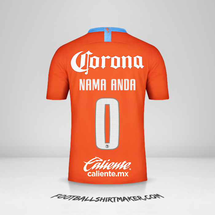 Jersey Club America 2018/19 III -  nama anda - 0