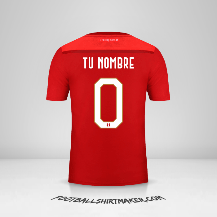 Camiseta Peru 2018/19 II -  tu nombre - 0
