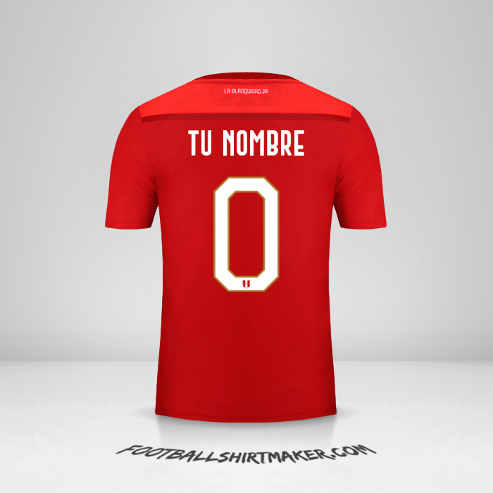 Camiseta Peru 2018/19 II -  tu nombre - 0