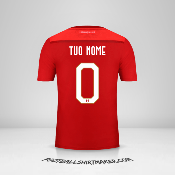 Maglia Perù 2018/19 II -  tuo nome - 0
