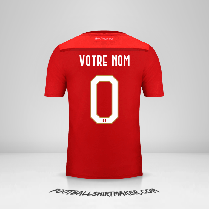 Maillot Pérou 2018/19 II -  votre nom - 0