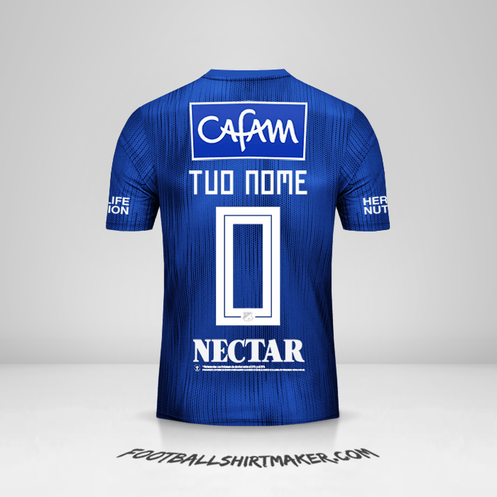 Maglia Millonarios FC 2019 -  tuo nome - 0