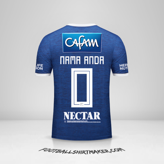 Jersey Millonarios FC 2018 -  nama anda - 0