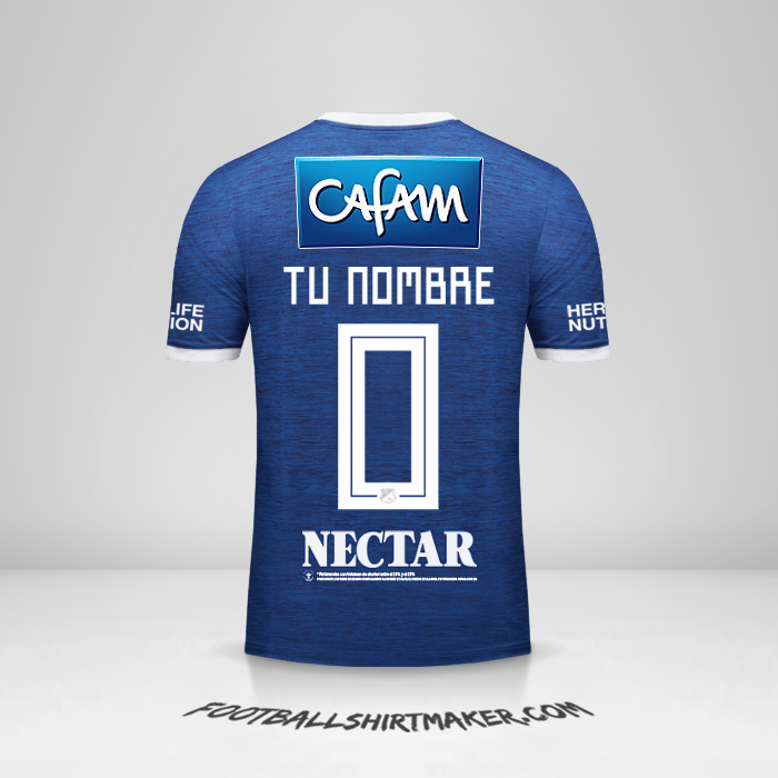 Camiseta Millonarios FC 2018 -  tu nombre - 0