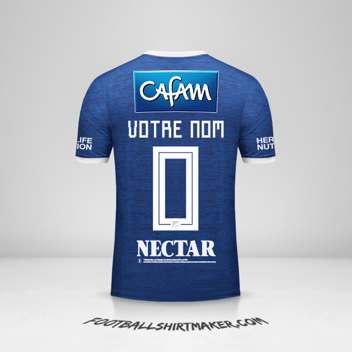 Maillot Millonarios FC 2018 -  votre nom - 0