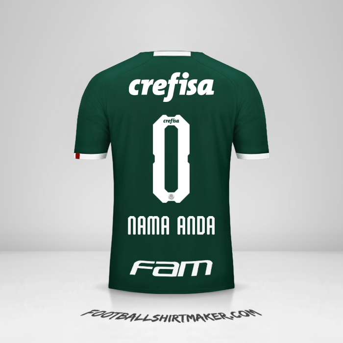 Jersey Palmeiras 2019 -  nama anda - 0