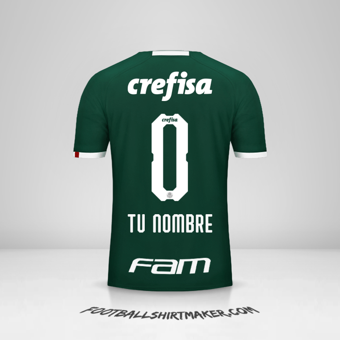 Camiseta Palmeiras 2019 -  tu nombre - 0