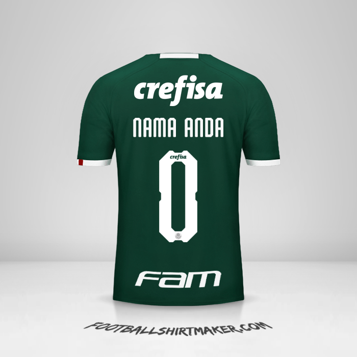 Jersey Palmeiras Libertadores 2019 -  nama anda - 0