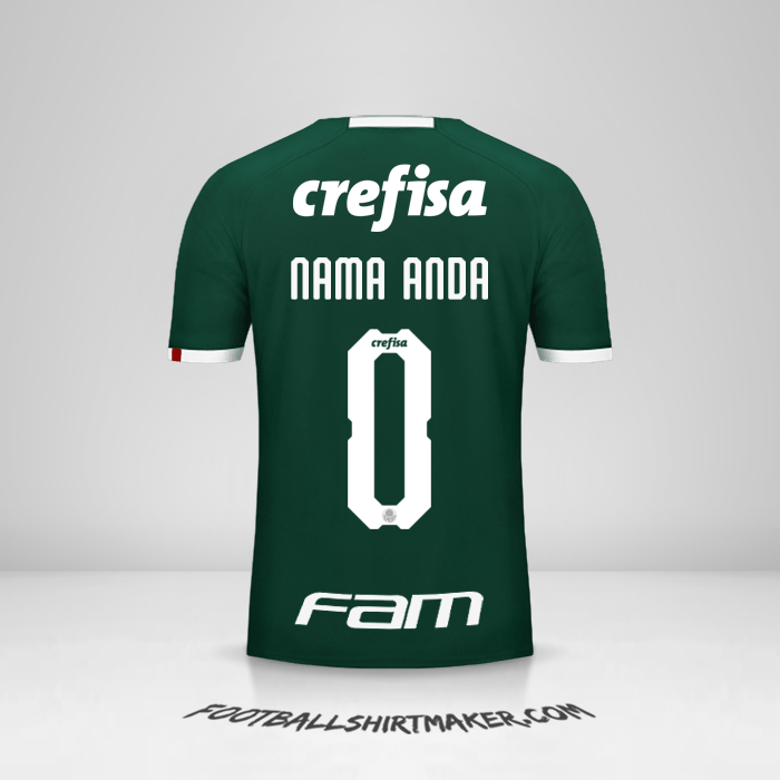 Jersey Palmeiras Libertadores 2019 -  nama anda - 0
