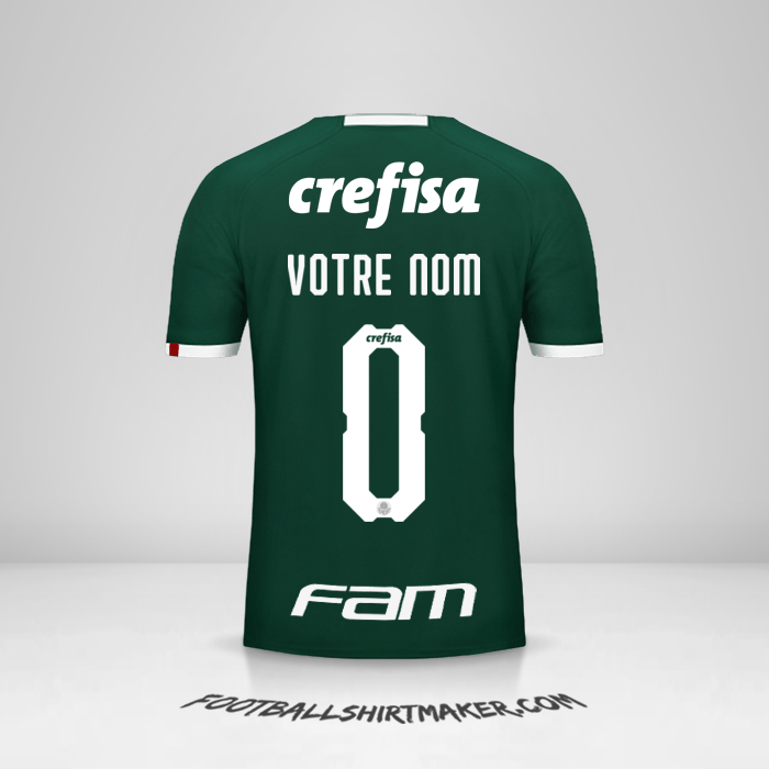 Maillot Palmeiras Libertadores 2019 -  votre nom - 0