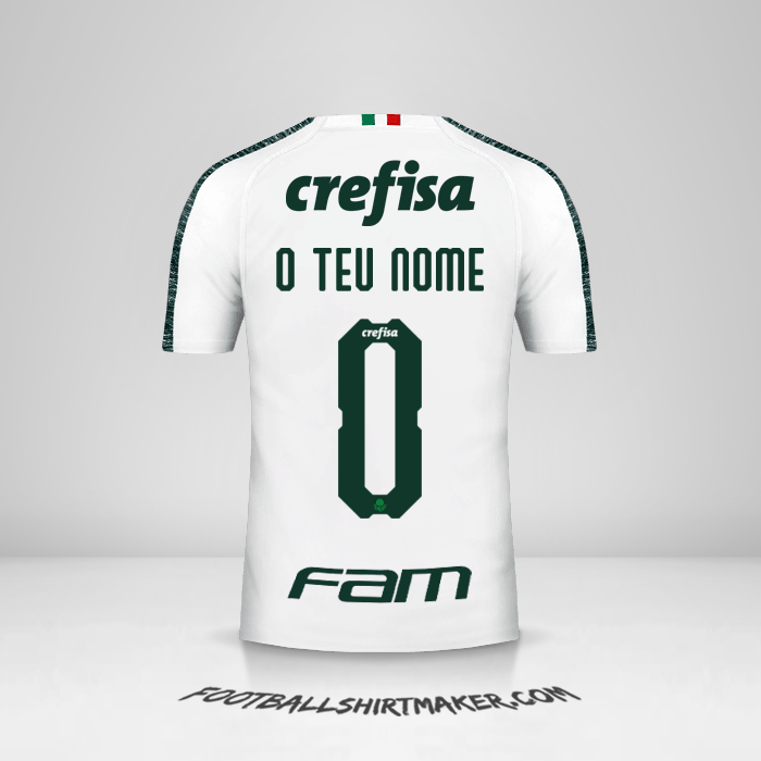 Camisola Palmeiras Libertadores 2019 II -  o teu nome - 0