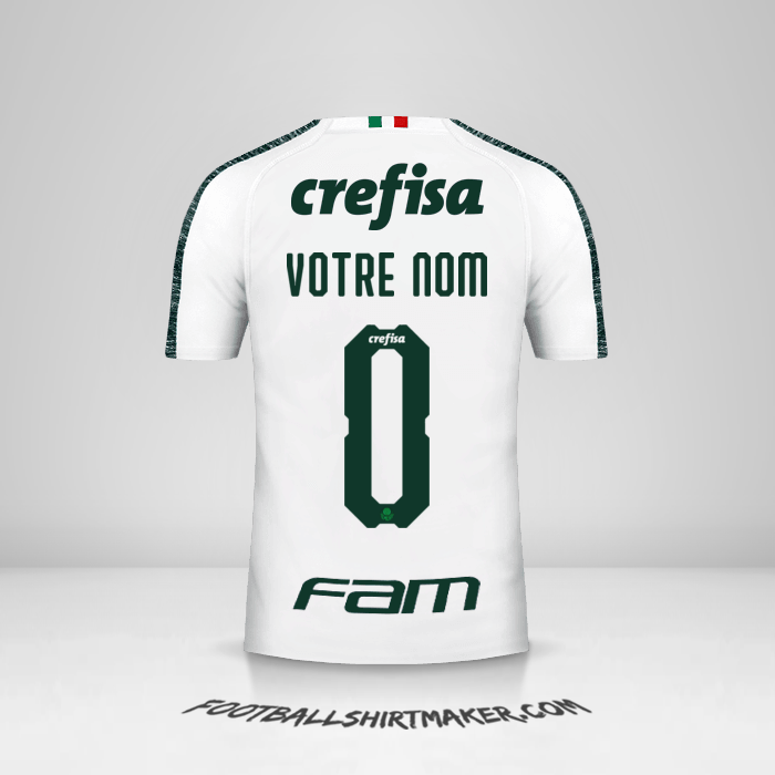 Maillot Palmeiras Libertadores 2019 II -  votre nom - 0