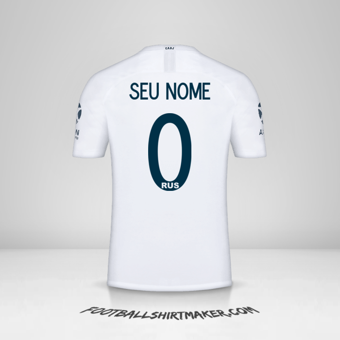 Camisa Boca Juniors Libertadores 2019 II -  seu nome - 0