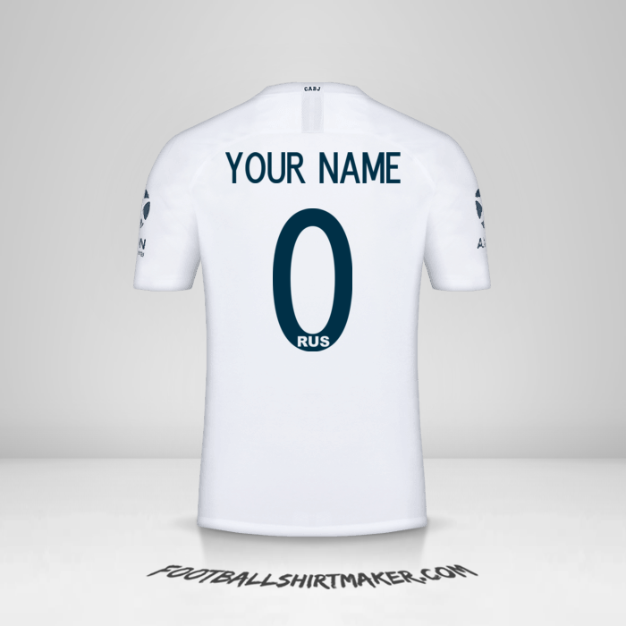 Jersey Boca Juniors Libertadores 2019 II -  your name - 0