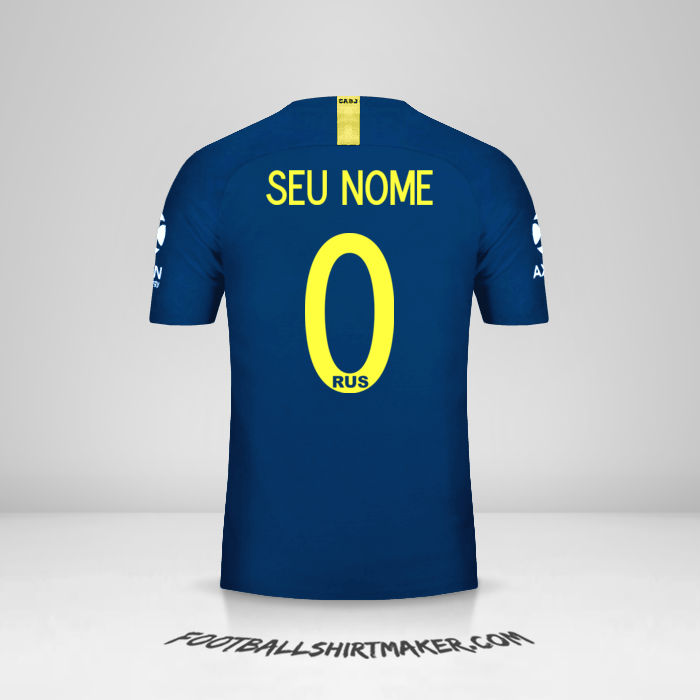 Camisa Boca Juniors Libertadores 2019 -  seu nome - 0