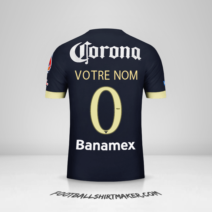 Maillot Club America 2014/15 II -  votre nom - 0