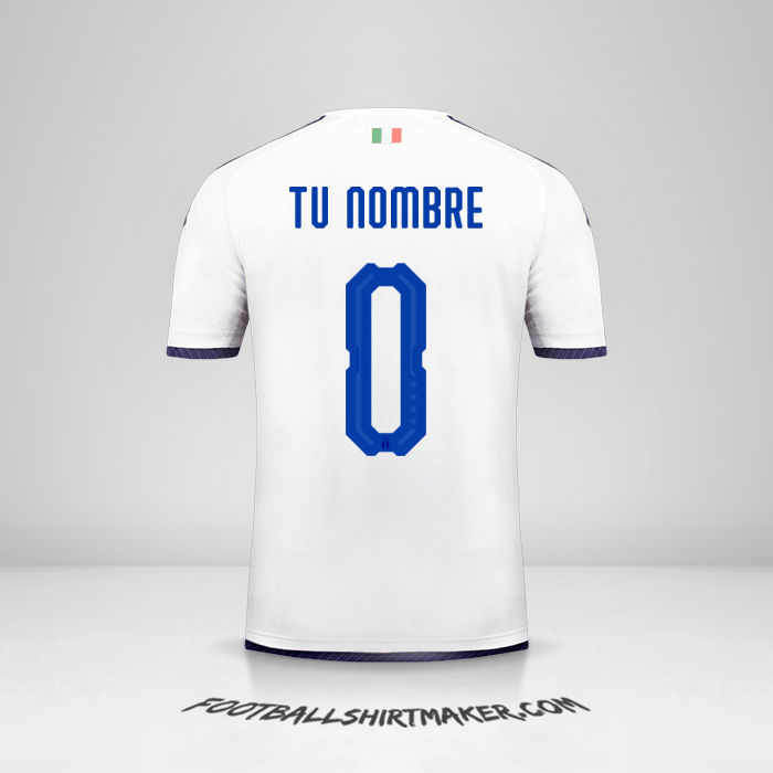 Camiseta Italia 2018 II -  tu nombre - 0