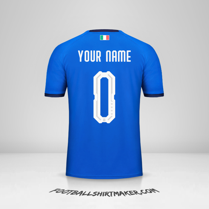 Shirt Italy 2018 -  your name - 0
