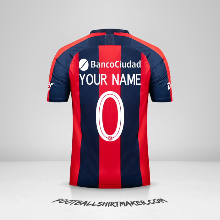 Jersey San Lorenzo Libertadores 2019 -  your name - 0