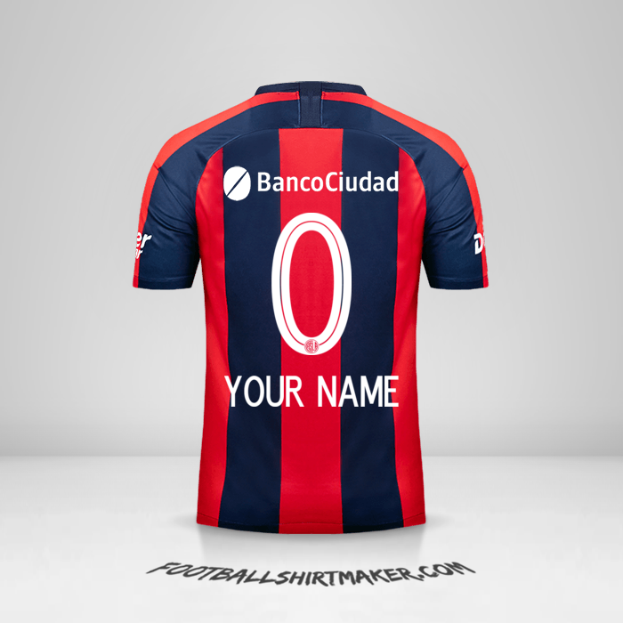 Jersey San Lorenzo 2019 -  your name - 0