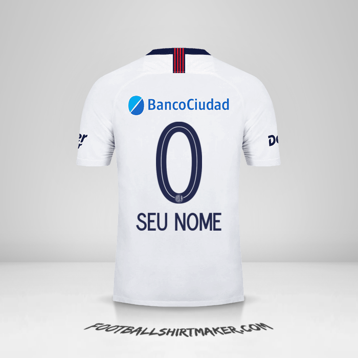 Camisa San Lorenzo 2019 II -  seu nome - 0