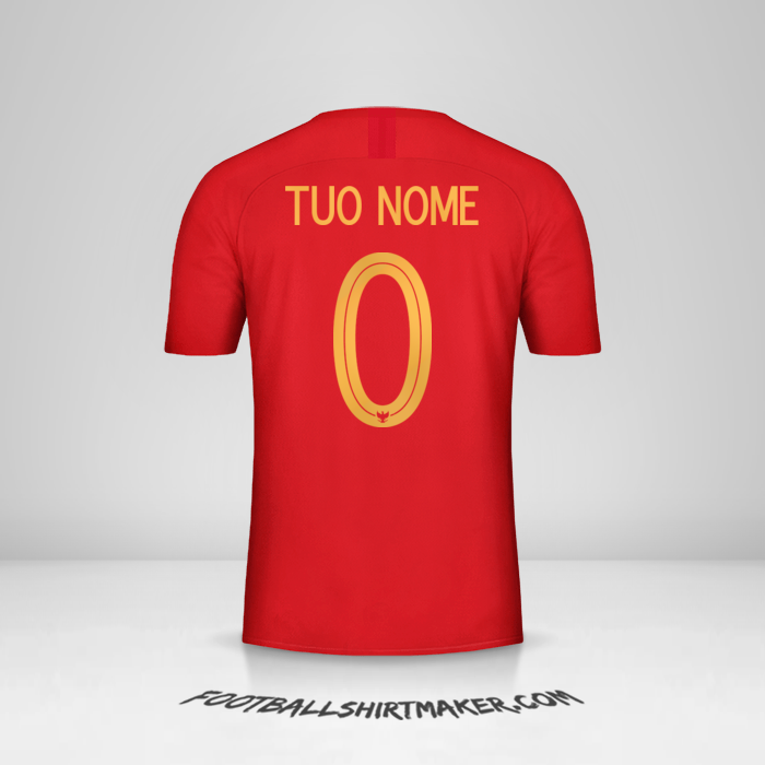 Maglia Indonesia 2018 -  tuo nome - 0