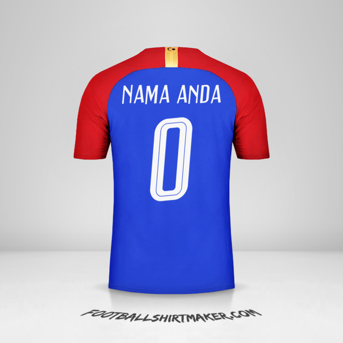 Jersey Malaysia 2018 II -  nama anda - 0