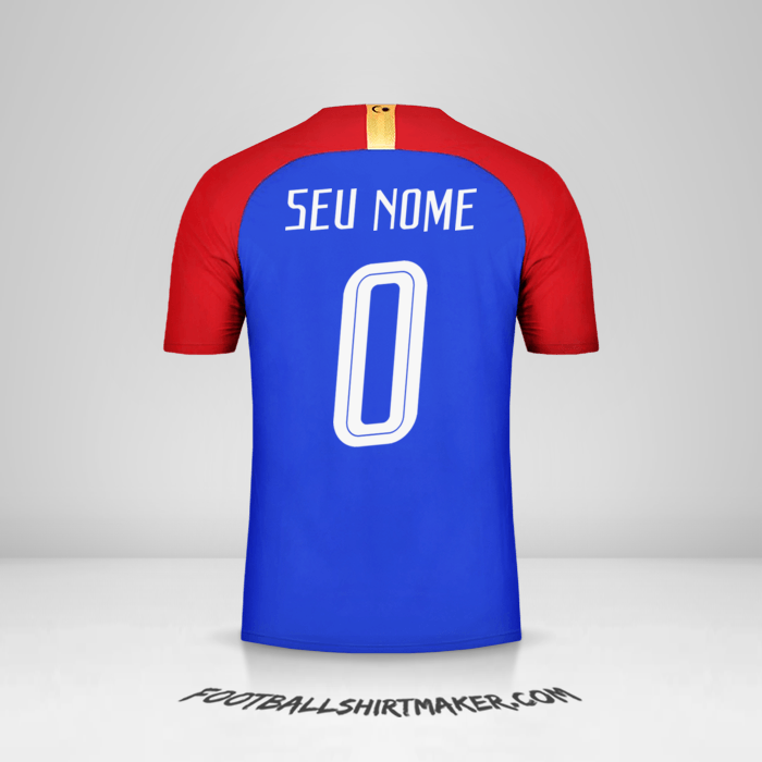 Camisa Malásia 2018 II -  seu nome - 0
