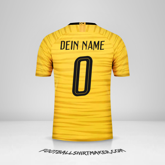 Trikot Malaysia 2018 -  dein name - 0