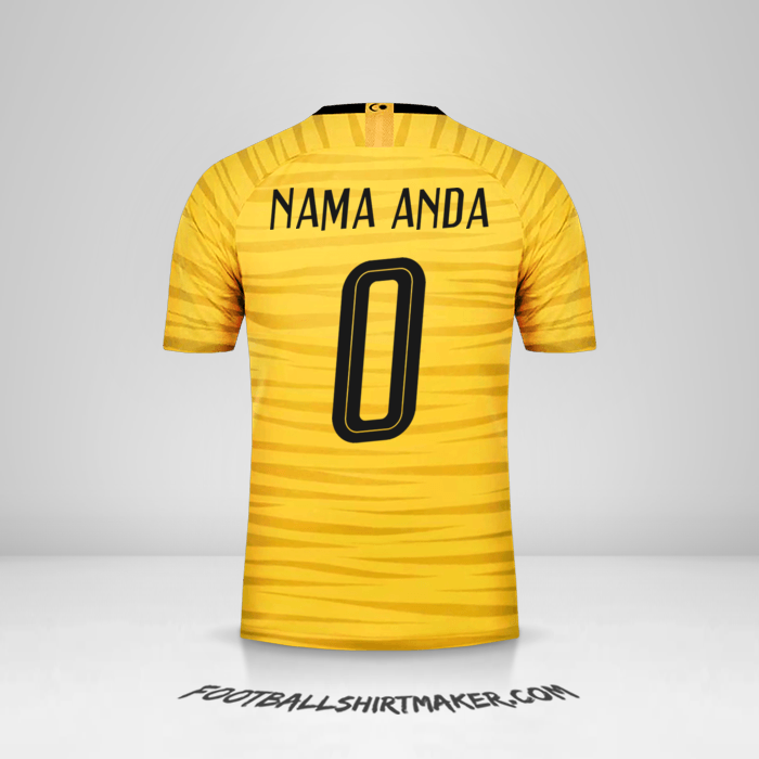 Jersey Malaysia 2018 -  nama anda - 0