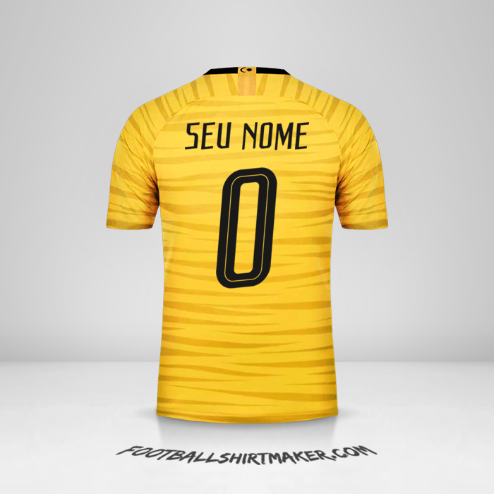 Camisa Malásia 2018 -  seu nome - 0