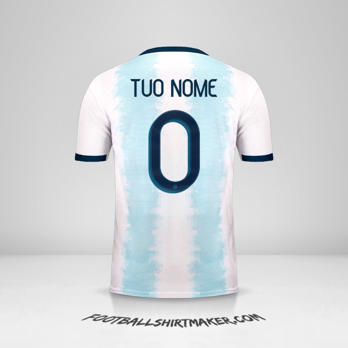 Maglia Argentina 2019/20 -  tuo nome - 0